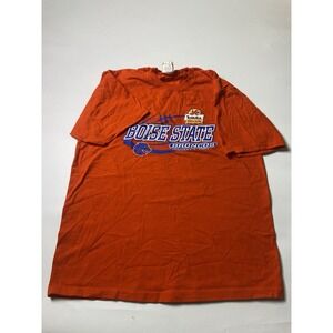 Boise State Broncos Jan 1, 2002 Tostitos Fiesta Bowl Shirt Mens L Orange Graphic